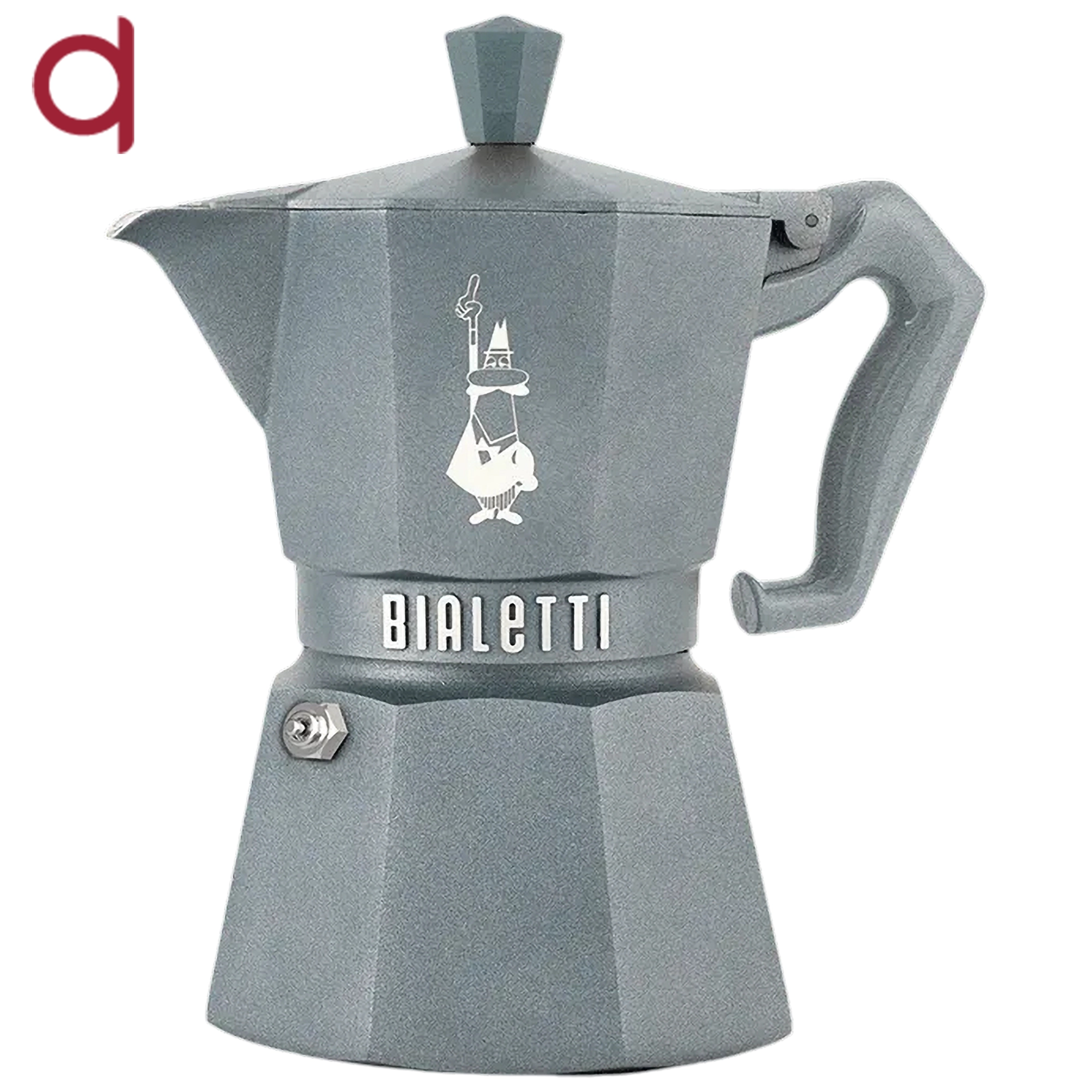 Moka Exclusive Octagonal induction Silver grey 6
