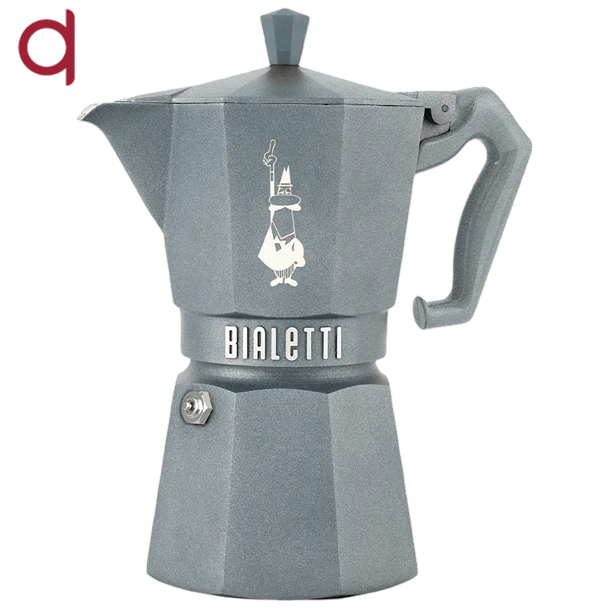 Moka Exclusive Octagonal induction Silver grey 7